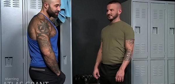  Hairy Gym Guys Fuck In The Locker Room